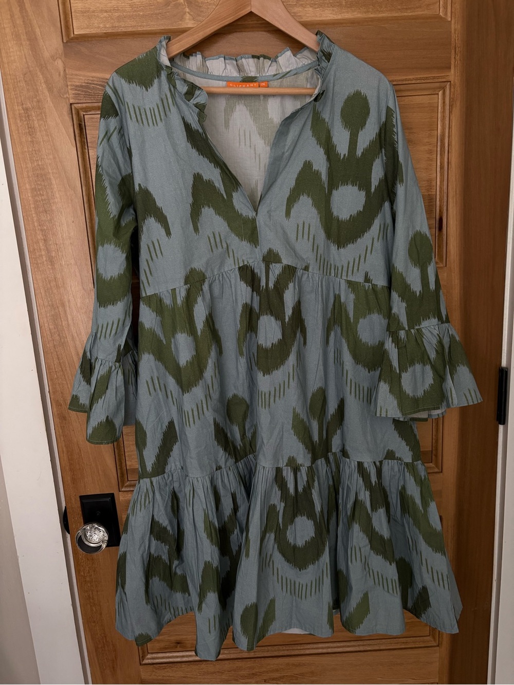 Oliphant Dress Tiered Bell Sleeve 2XL